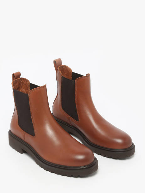 Chelsea Boots Uit Leder Tommy hilfiger Bruin women 8766BDS ander zicht 1
